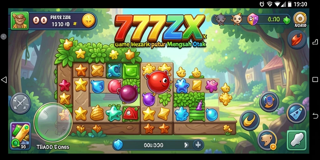 Gameplay 777ZX yang mengasyikkan dan penuh tantangan puzzle.