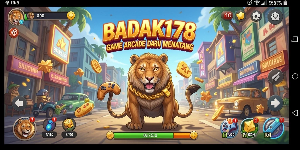 Screenshot utama BADAK178 menunjukkan gameplay seru dengan grafis menawan.