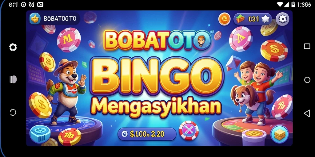 Tampilan game BOBATOTO yang seru saat bermain Bingo.