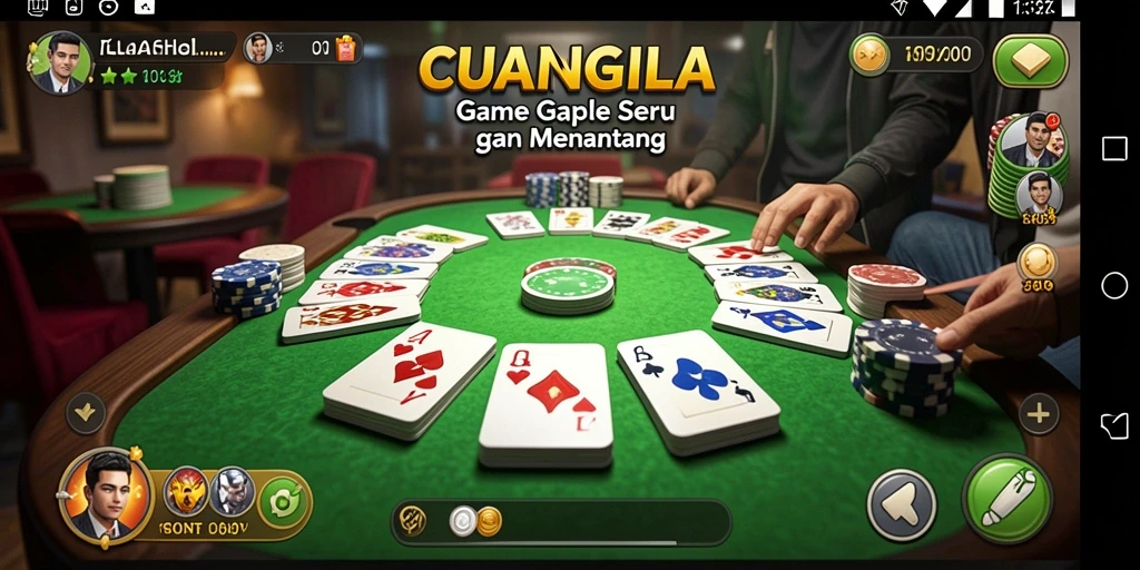 Tampilan gameplay seru dan interaktif di CUANGILA.