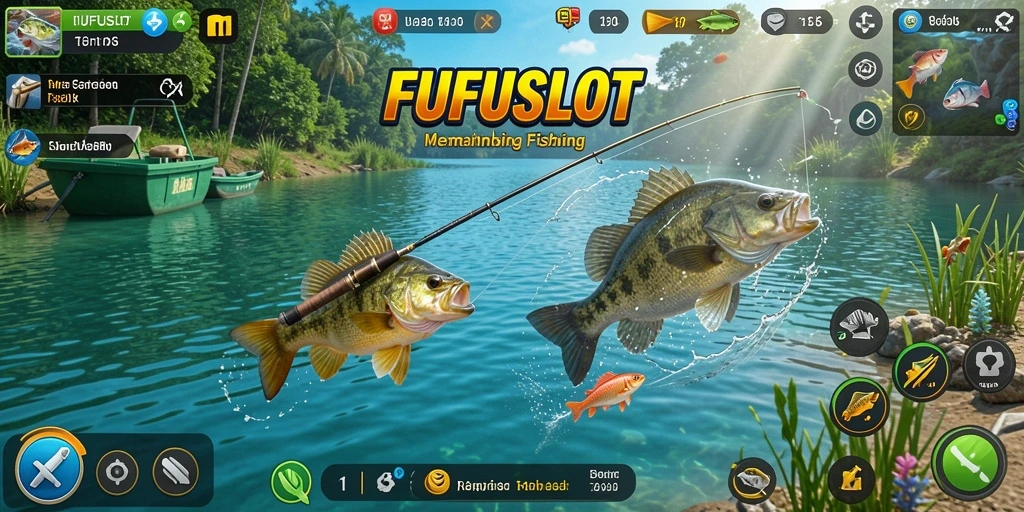 Tangkap ikan besar di laut yang indah dalam FUFUSLOT.
