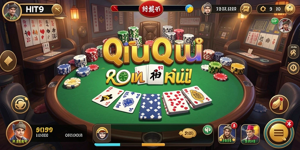 Screenshot gameplay QiuQiu yang menegangkan dan seru.