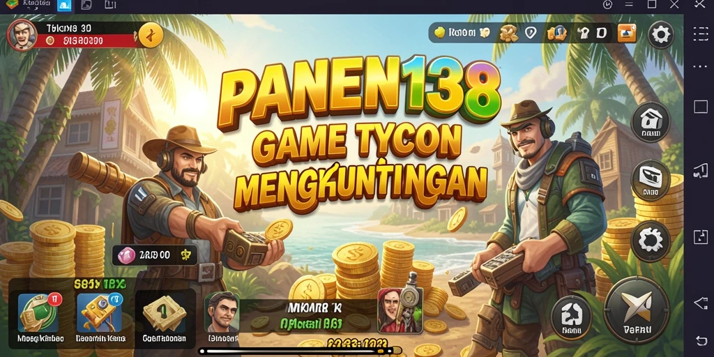Gambaran gameplay Tycoon yang mendebarkan di PANEN138.
