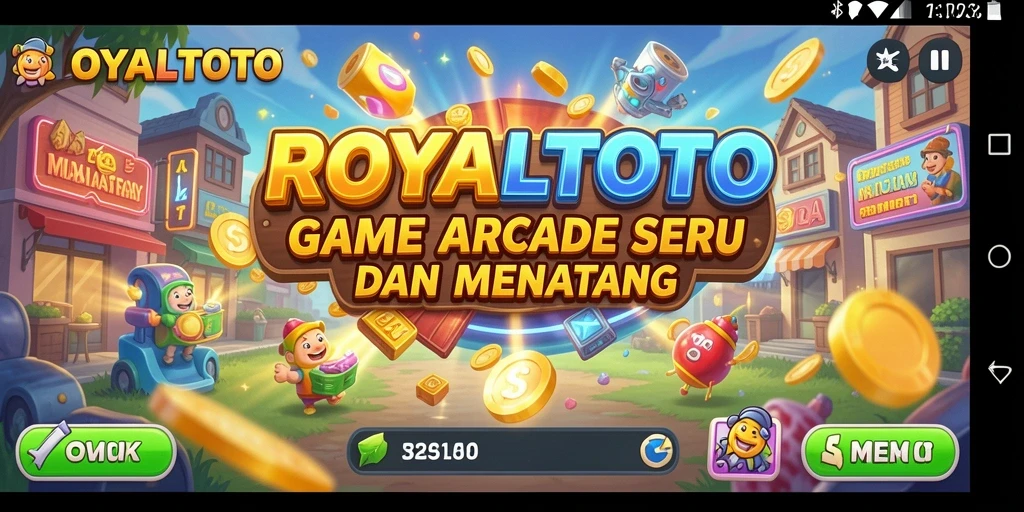 Tangkapan layar gameplay seru dari ROYALTOTO dengan aksi Arcade menantang.