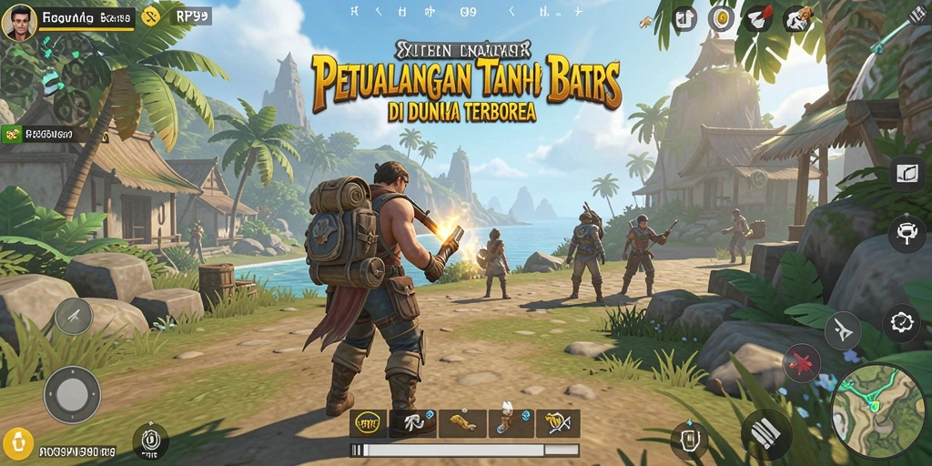 Gameplay seru di dunia terbuka RP99.