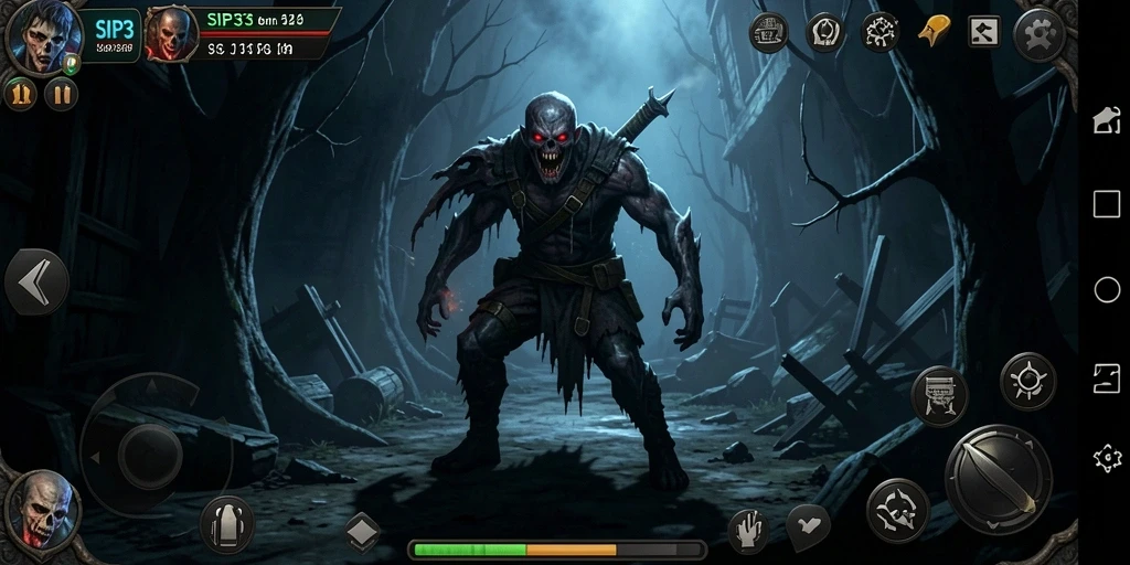 Screenshot utama SIP33 menampilkan momen mencekam dalam gameplay.