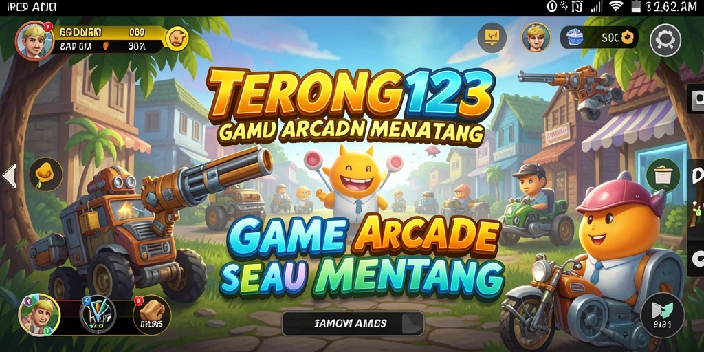 Screenshot gameplay dari TERONG123 yang memikat di dalam level arcade.